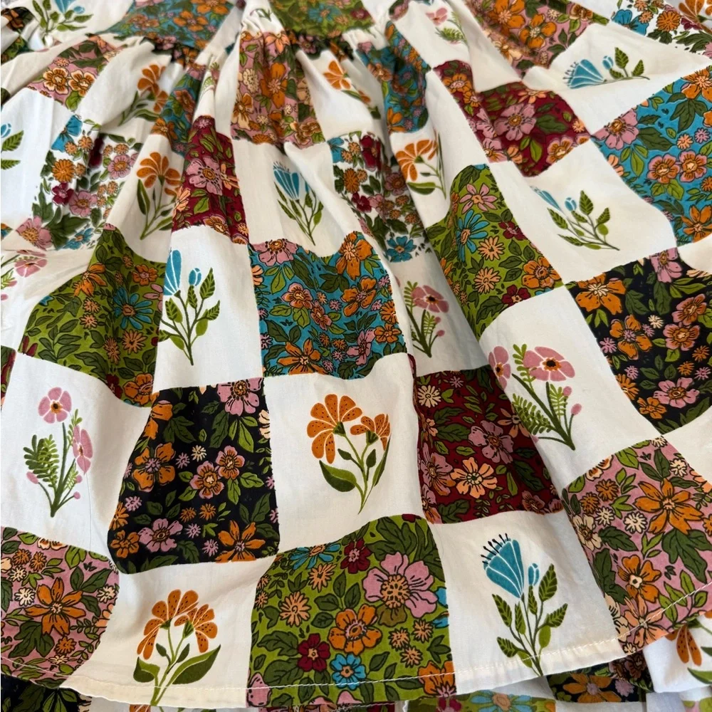 Olivia James The Label Floral Patchwork Maxi Wrap Dress - Picture 5 of 5